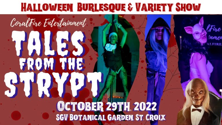 TALES for the STRYPT Burlesque Show St. Croix Poster