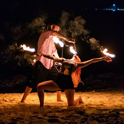 Fire Eating Couple - Performers US Virgin Islands